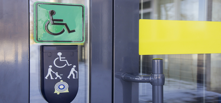 automatic handicap door opener in Wasco